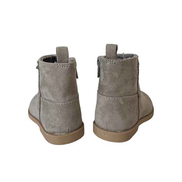 Toddler Size 5 Old Navy Girls Faux-Suede Side-Zip Ankle Boots - Picture 3 of 6